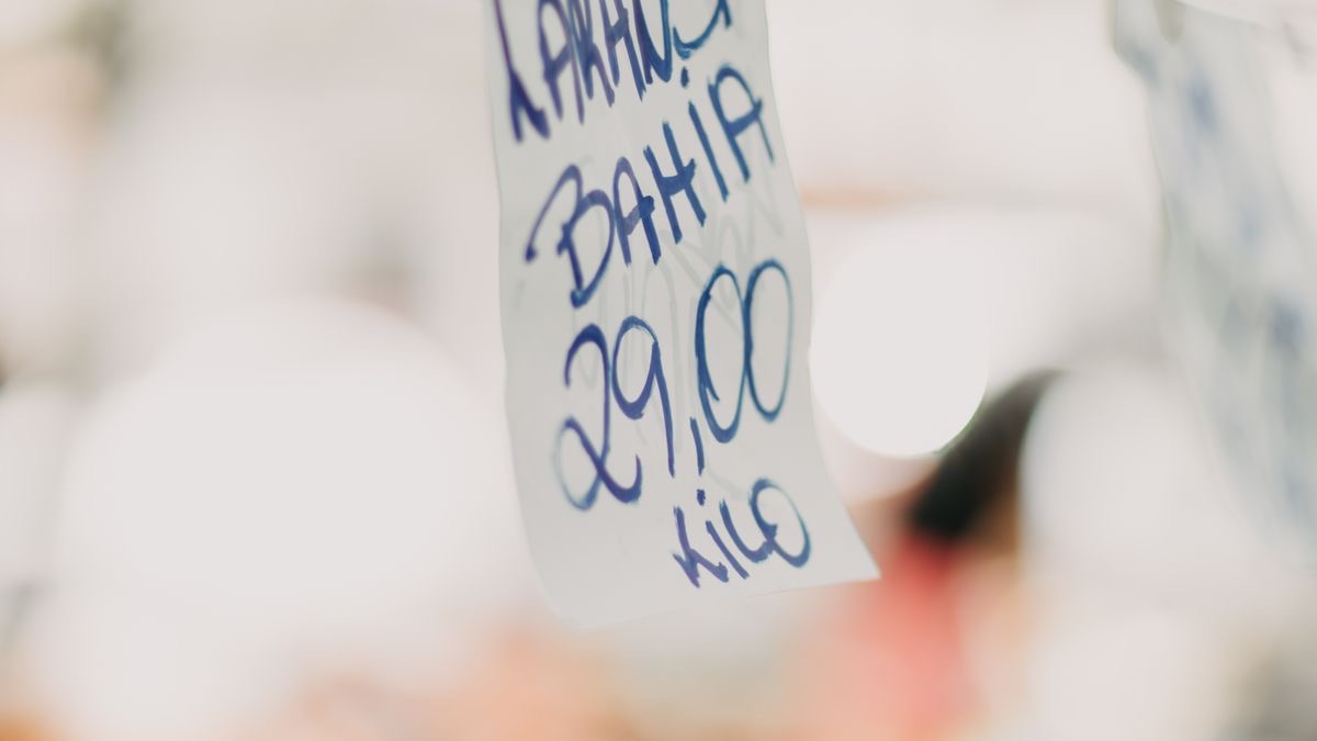 A hand-written market price sign, illustrating that Apify actor prices are set by independent developers and can change