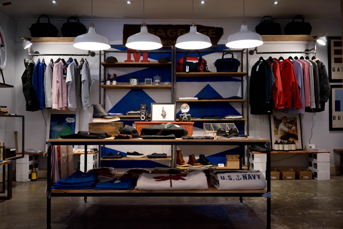 Interior of a local retail storefront with shelves of products, representing a small business listed on Google Maps