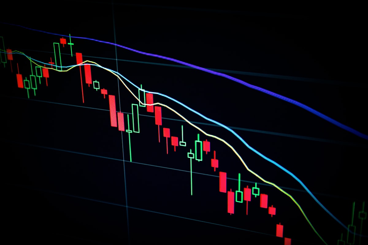 A volatility chart spiking, representing a Google algorithm update